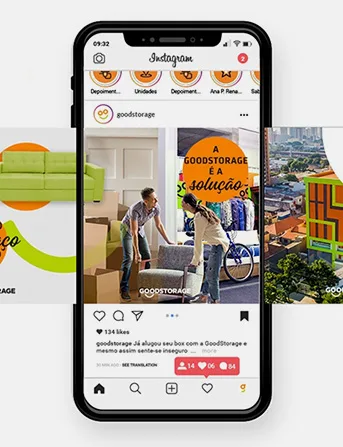 Publicação da GoodStorage no Instagram